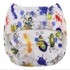 NWT One size simplex in organic cotton Bugs